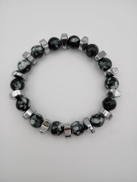 Blk/Wht nugget bracelet